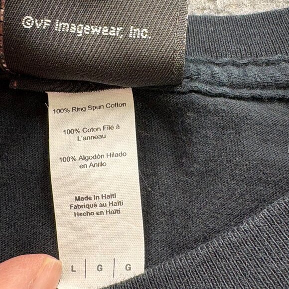 Harley-Davidson T Shirt Mens Large Black Tilley‎ Salisbury NC Graphic Grunge - Picture 5 of 10